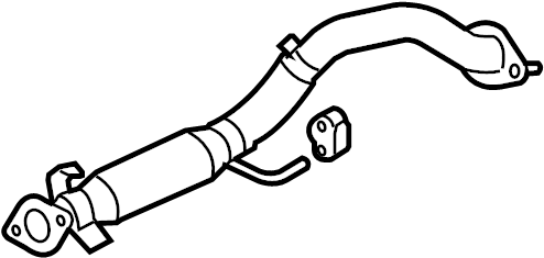 Приемная труба глушителя Hyundai Elantra 2006-2011