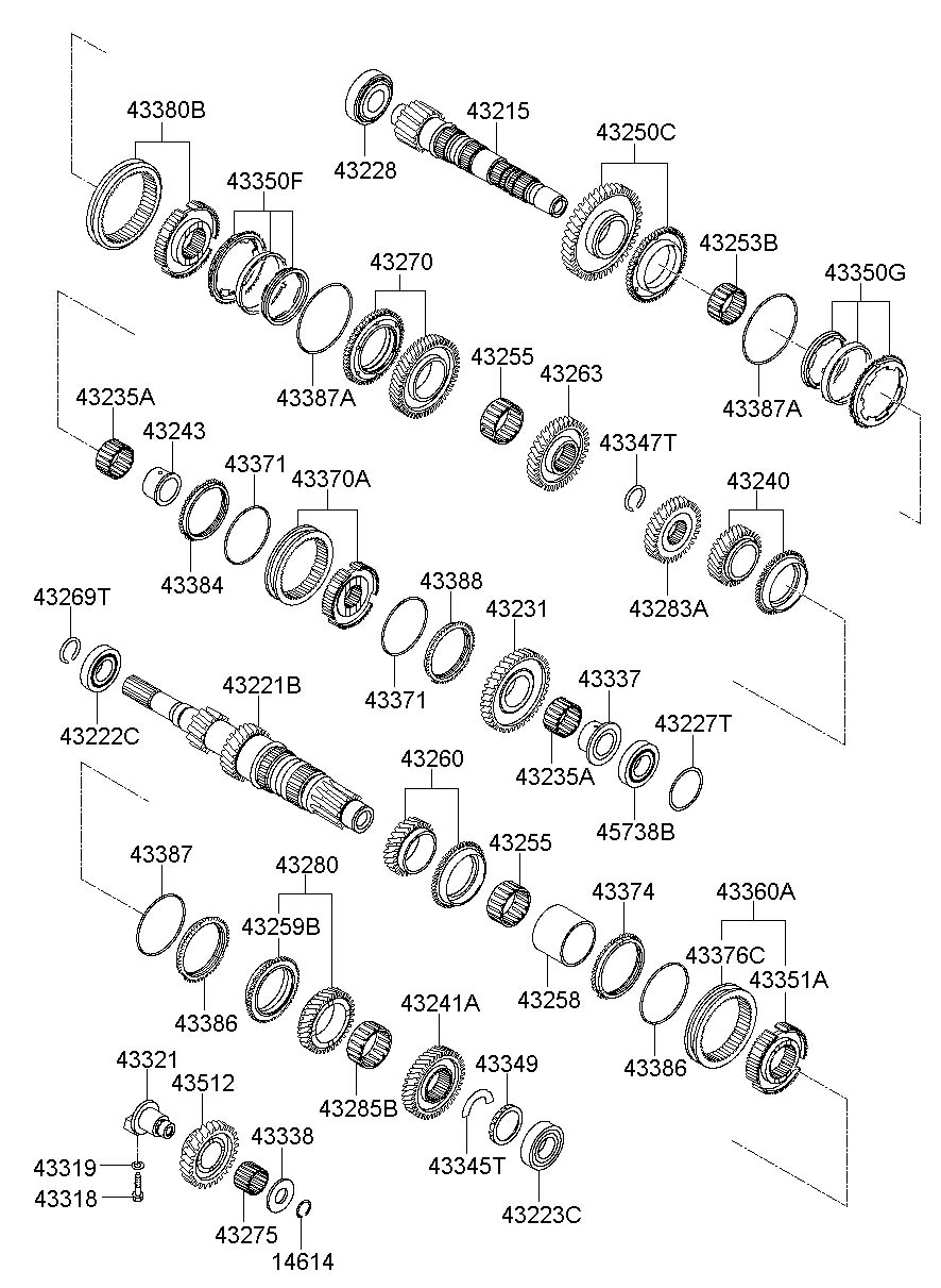 Кольцо синхронизатора Hyundai ix35/Tucson 2010-2015