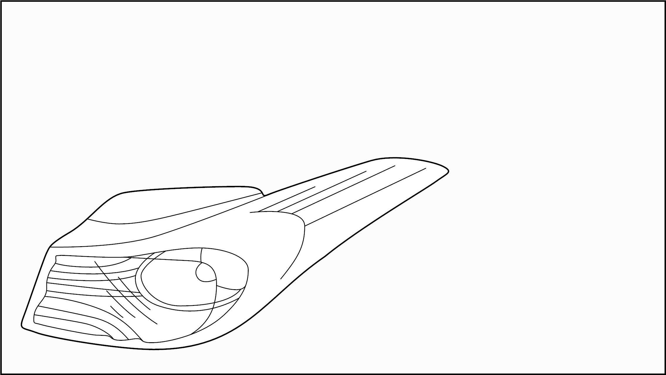 Фонарь задний наружный правый Hyundai Elantra 2011-2016