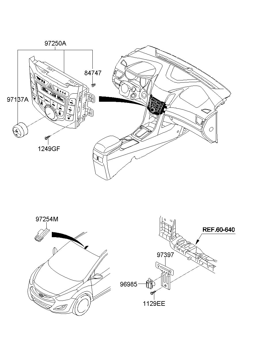 Крышка Hyundai Elantra 2011-2016