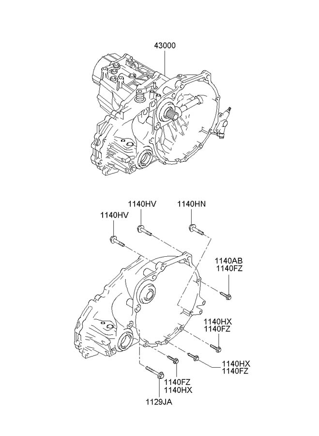 МКПП (механическая коробка переключения передач) Hyundai Accent II (+ТАГАЗ) 2000-2012