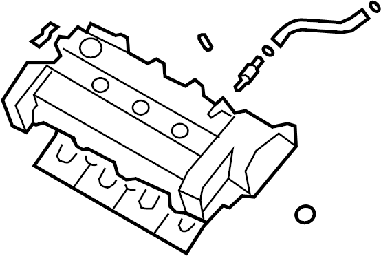 Крышка головки блока (клапанная) Hyundai Santa Fe (DM) 2012