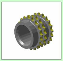 Шестерня коленвала  D20, D27