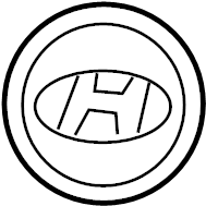 Колпак декор. легкосплавного диска Hyundai Elantra 2006-2011