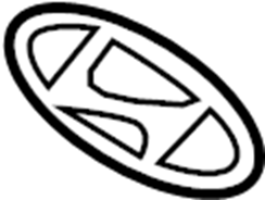 Эмблема на крышку багажника Hyundai Santa Fe (DM) 2012