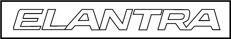 Эмблема на крышку багажника Hyundai Elantra 2011-2016