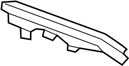 Кронштейн решетки радиатора правый Hyundai Solaris 1 (2010-2017)